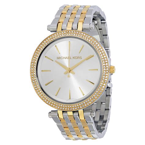 darci silver tone michael kors